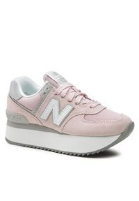 New Balance Sneakersy WL574ZSE Różowy. Kolor: różowy. Materiał: zamsz, skóra. Model: New Balance 574 #5