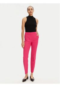 Hugo - HUGO Spodnie materiałowe Hagonia-1 50539991 Różowy Slim Fit. Kolor: różowy. Materiał: syntetyk #5