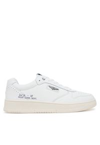 Sneakersy Aeronautica Militare. Kolor: biały