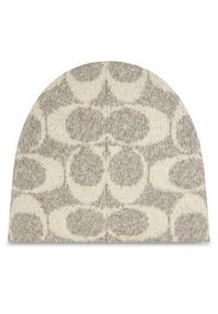 Coach Czapka CCT78 Beżowy. Kolor: beżowy. Materiał: poliester #3