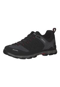 MEINDL - Buty Meindl Lite Trail GTX, z membraną Gore-Tex. Kolor: czerwony, wielokolorowy, czarny. Materiał: syntetyk, materiał, zamsz. Technologia: Gore-Tex. Sport: turystyka piesza