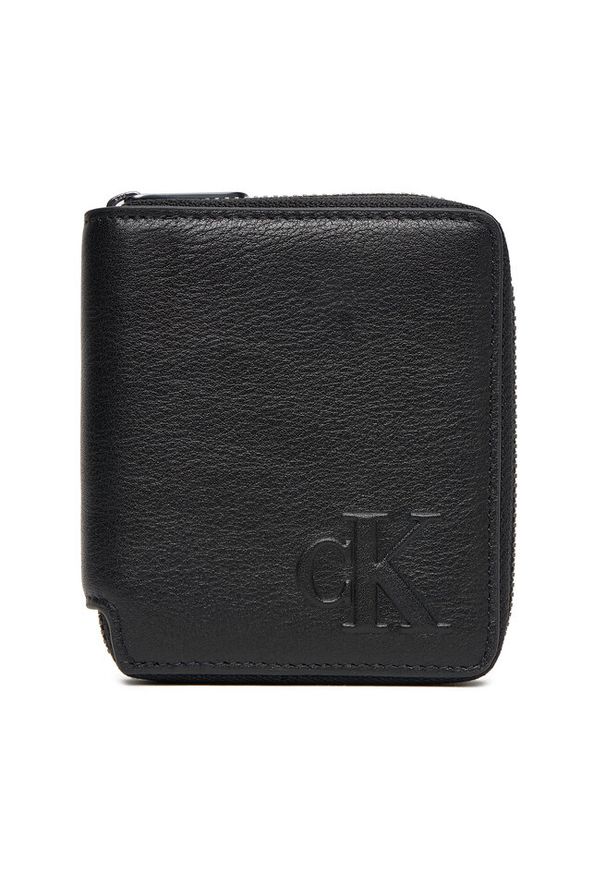 Mały Portfel Męski Calvin Klein. Kolor: czarny