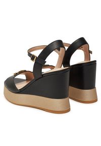 Liu Jo Sandały Karen SA5117 P0102 Czarny. Kolor: czarny. Materiał: skóra