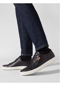 ecco - ECCO Sneakersy Soft 7 43000401001 Czarny. Kolor: czarny. Materiał: skóra #5