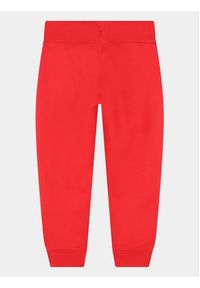 Hugo Spodnie dresowe G24150 S Czerwony Regular Fit. Kolor: czerwony. Materiał: bawełna #2