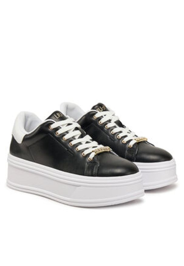 Liu Jo Sneakersy Selma 16 BA5101 P0102 Czarny. Kolor: czarny. Materiał: skóra