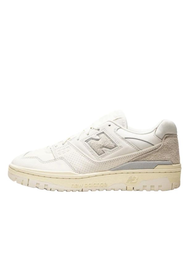 Buty do chodzenia dla dorosłych New Balance 550 Aime Leon Dore White Leather. Kolor: szary. Sport: turystyka piesza