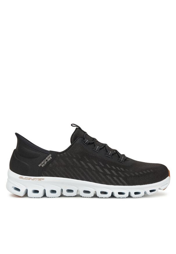 skechers - Skechers Sneakersy Glide-Step-Tranquility 104574/BKW Czarny. Kolor: czarny. Materiał: materiał