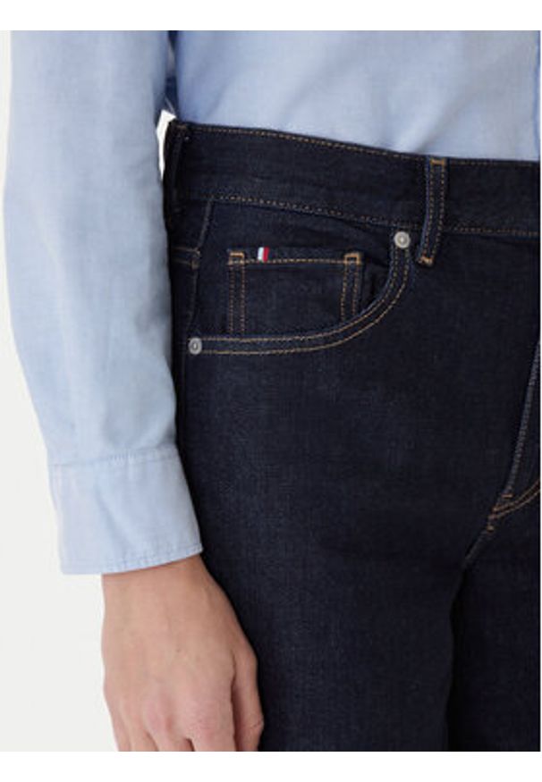 TOMMY HILFIGER - Tommy Hilfiger Jeansy 70's WW0WW48395 Granatowy Wide Leg. Kolor: niebieski