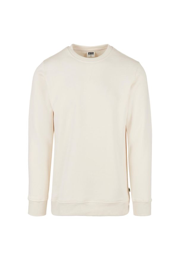Bluza Urban Classics organic basic crew (Duże rozmiary). Kolor: biały. Materiał: bawełna