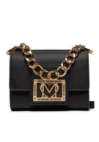 Love Moschino - LOVE MOSCHINO Torebka JC4330PP0IKS0000 Czarny. Kolor: czarny. Materiał: skórzane #1