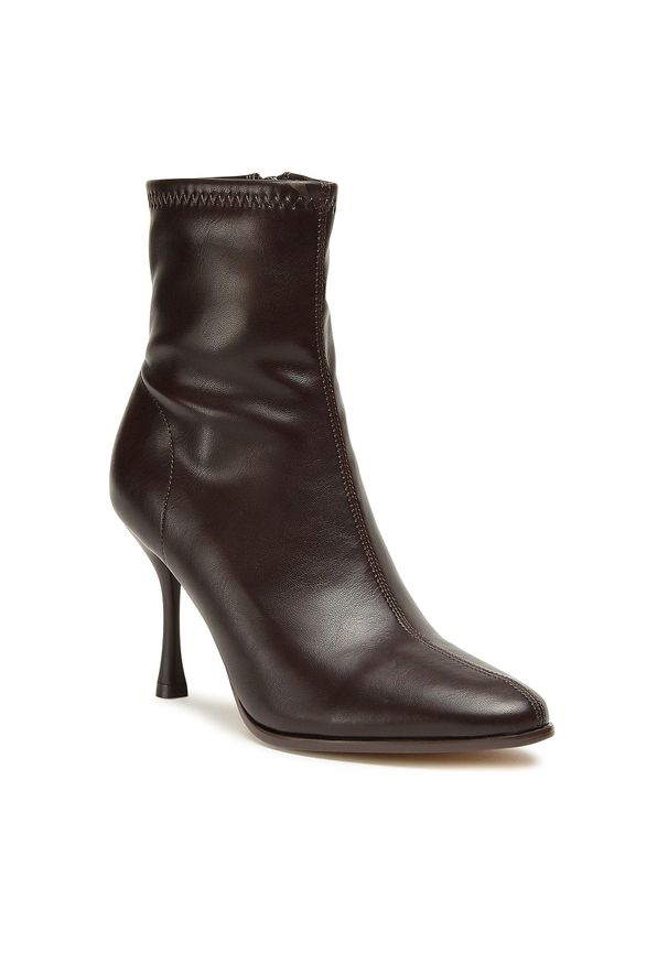 Botki Jenny Fairy LS5784-01 Brown. Kolor: brązowy. Materiał: skóra