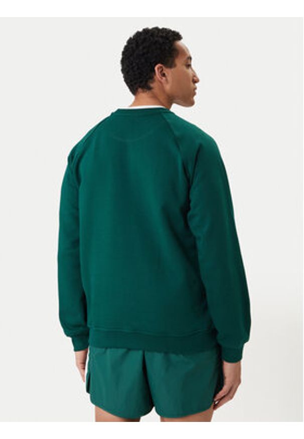 Adidas - adidas Bluza Trefoil Essentials KD1319 Zielony Regular Fit. Kolor: zielony. Materiał: bawełna