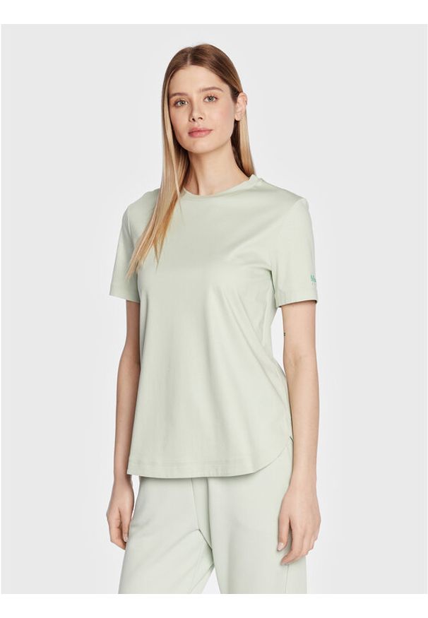 Max Mara Leisure T-Shirt Tazzina 23394107 Zielony Regular Fit. Kolor: zielony. Materiał: bawełna