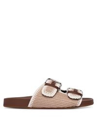 Klapki Weekend Max Mara. Kolor: beżowy #1