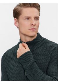 Selected Homme Sweter 16091800 Zielony Regular Fit. Kolor: zielony. Materiał: bawełna