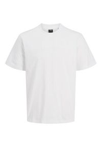 Jack & Jones - Jack&Jones T-Shirt Recharge 12273070 Biały Relaxed Fit. Kolor: biały. Materiał: bawełna