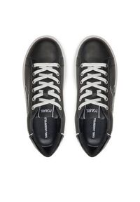 Karl Lagerfeld - KARL LAGERFELD Sneakersy Kapri KL62511A Czarny. Kolor: czarny. Materiał: skóra