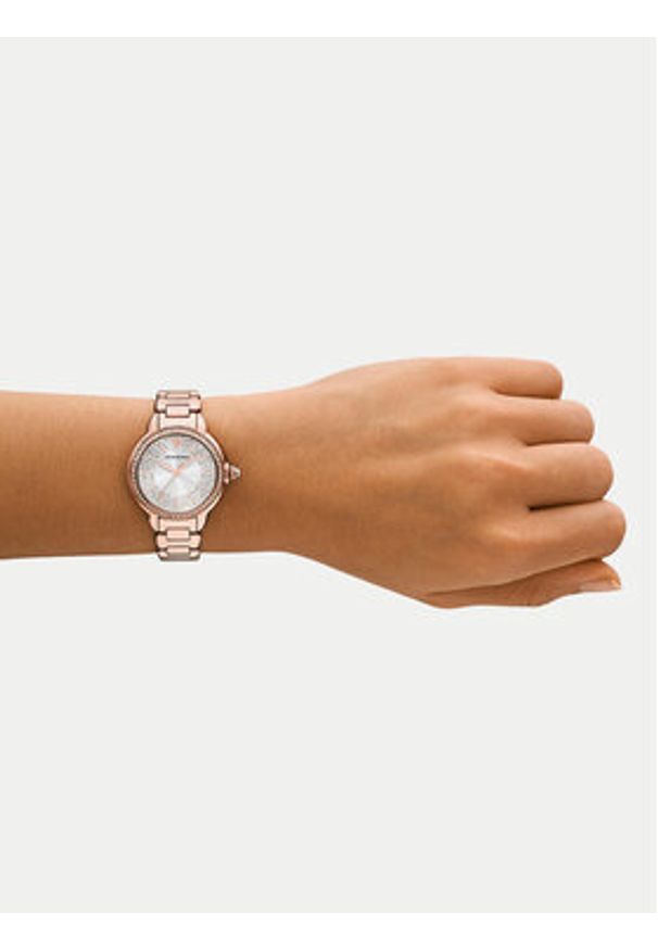 Emporio Armani Zegarek Mia AR11633 Różowe złoto. Kolor: wielokolorowy, różowy, złoty