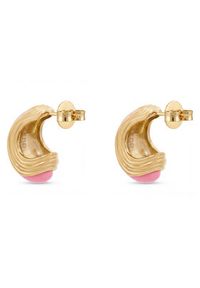 Guess Kolczyki JUBE06 153JW Różowy. Materiał: metalowe. Kolor: różowy #3