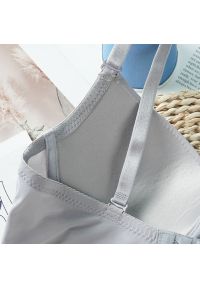 Intica - Biustonosz sportowy push-up do ćwiczeń Daisy. Kolor: różowy. Materiał: materiał. Rodzaj stanika: push-up #7