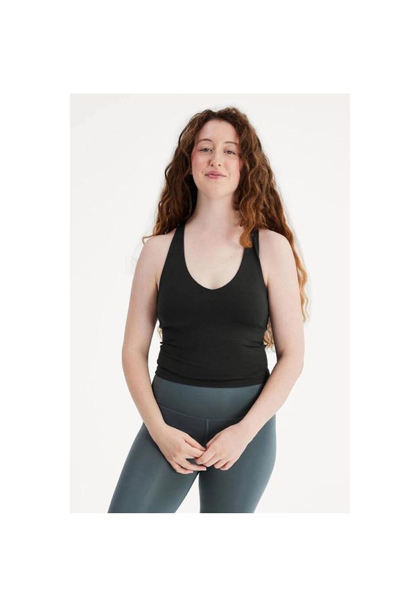 GIRLFRIEND COLLECTIVE - Damski tank top Girlfriend Collective Float Zoe. Kolor: czarny