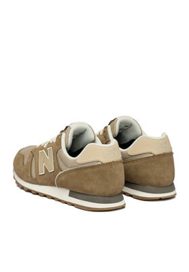 New Balance Sneakersy C-M3737WA W Brązowy. Kolor: brązowy. Materiał: zamsz, skóra