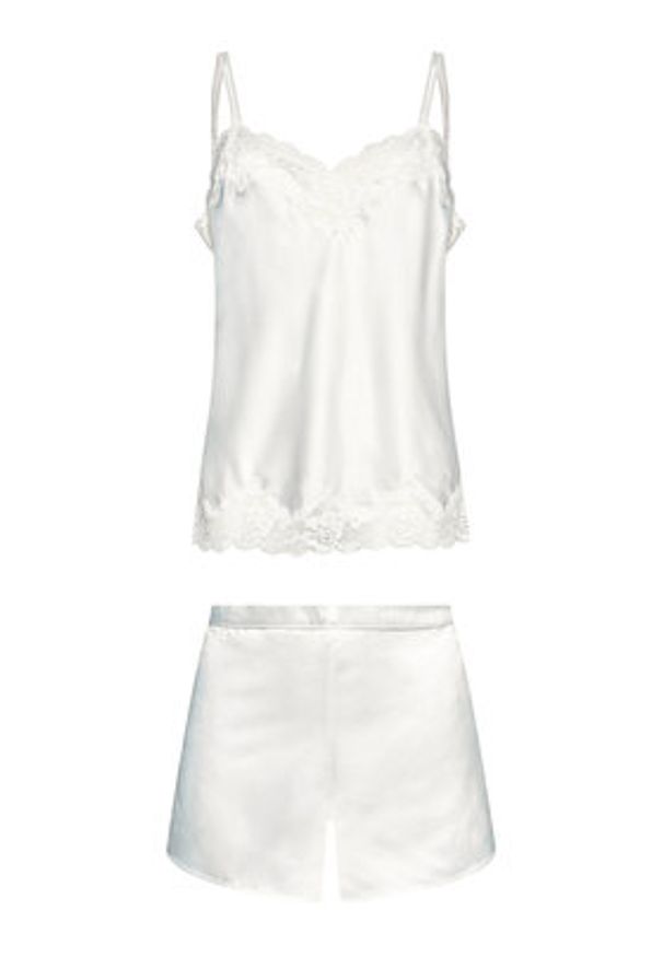 Lauren Ralph Lauren Piżama ILN11684 Biały. Kolor: biały. Materiał: syntetyk
