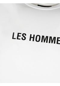 Les Hommes T-shirt | LF224302-0700-1009 | Grafic Print | Mężczyzna | Biały. Okazja: na co dzień. Kolor: biały. Materiał: bawełna. Wzór: nadruk. Styl: casual #6