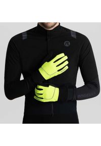 ROGELLI - Rękawiczki zimowe męskie Rogelli Essential, nieprzemakalne. Kolor: żółty. Sezon: zima. Sport: kolarstwo