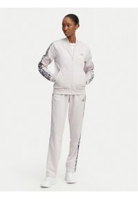 Adidas - adidas Dres Essentials 3-Stripes KB8932 Fioletowy Regular Fit. Kolor: fioletowy. Materiał: syntetyk #1