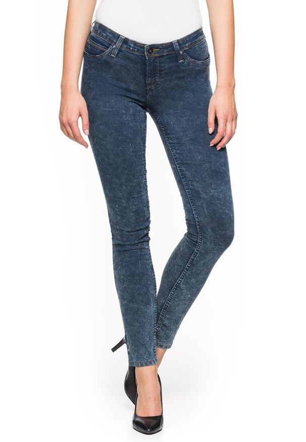 Lee - SPODNIE DAMSKIE LEE TOXEY MARBLE BLUE L527AQAS. Stan: obniżony