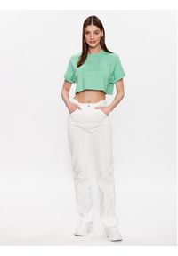 Calvin Klein Jeans T-Shirt J20J221048 Zielony Relaxed Fit. Kolor: zielony. Materiał: bawełna #2