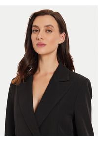 Maryley Marynarka 24IB112/43NE Czarny Regular Fit. Kolor: czarny. Materiał: syntetyk