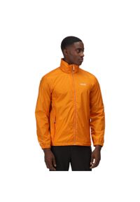 Lyle IV Regatta męska turystyczna kurtka przeciwdeszczowa. Kolor: wielokolorowy, pomarańczowy, żółty. Materiał: poliamid. Sport: turystyka piesza #1
