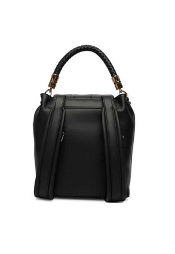 Love Moschino - LOVE MOSCHINO Plecak JC4224PP0OKA0000 Czarny. Kolor: czarny. Materiał: skóra