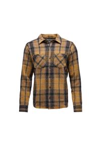 Koszula z ciężkiej flaneli Black Diamond Project. Kolor: beżowy. Materiał: bawełna #1