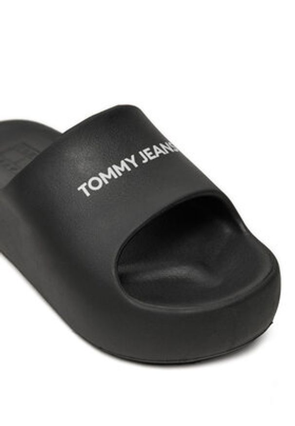 Tommy Jeans Klapki EN0EN02763 Czarny. Kolor: czarny