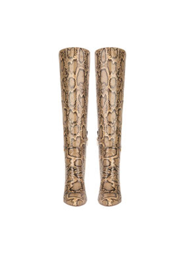 MEXX Kozaki MI001805743W Beżowy. Kolor: beżowy. Materiał: materiał