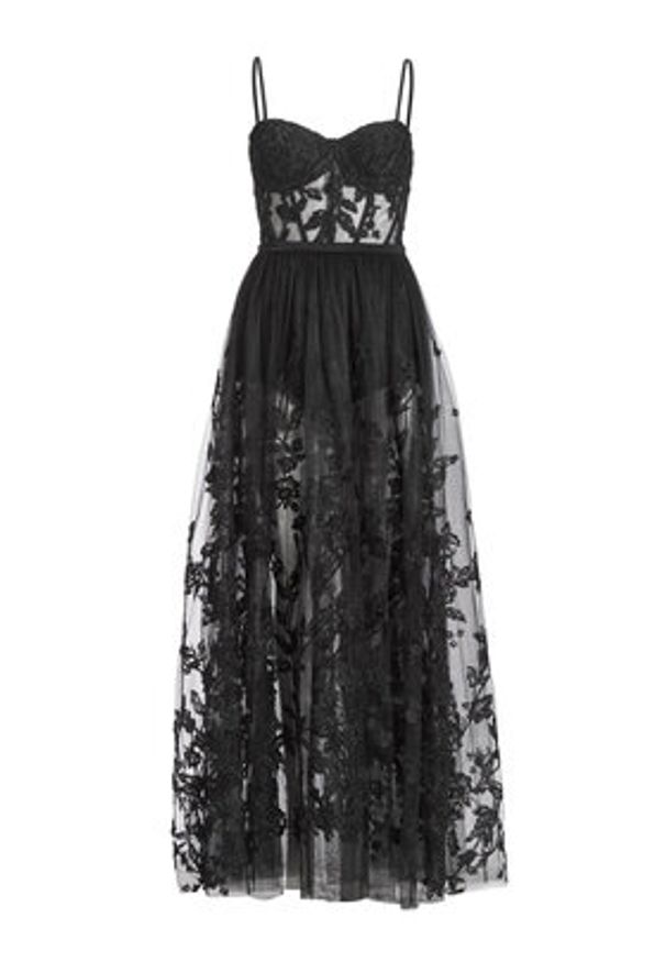 Hey Kyla Sukienka wieczorowa 5AK032HK Czarny Regular Fit. Kolor: czarny. Materiał: syntetyk. Styl: wizytowy