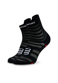 Compressport Skarpety wysokie unisex Pro Racing Socks V4.0 Ultralight Run High XU00050B Czarny. Kolor: czarny. Materiał: materiał