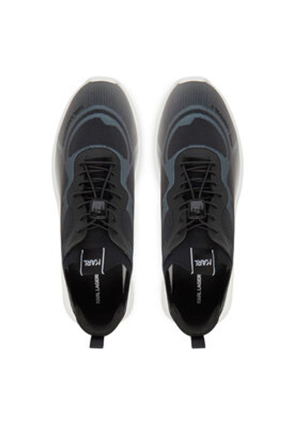 Karl Lagerfeld - KARL LAGERFELD Sneakersy KL54623 Czarny. Kolor: czarny. Materiał: materiał