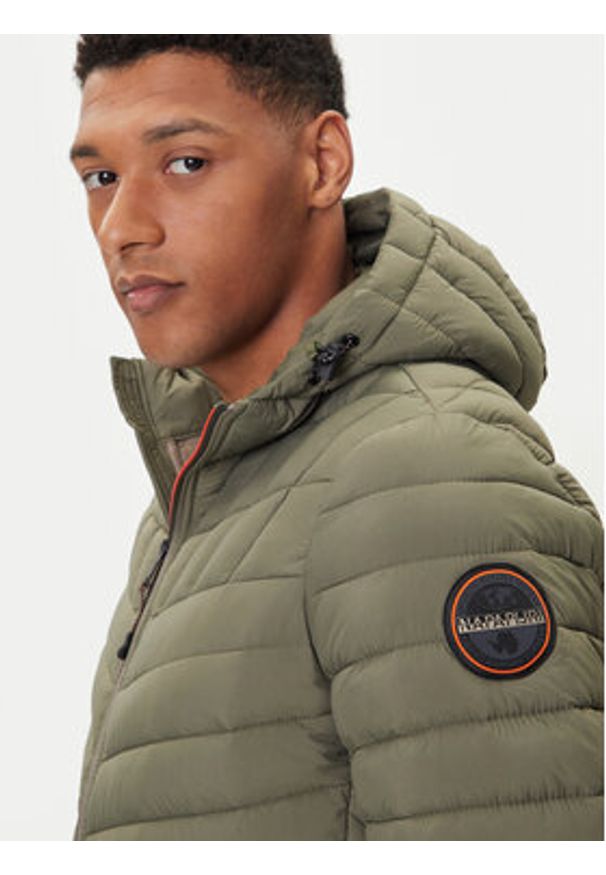 Napapijri Kurtka zimowa A-Lapaz H NP0A4I26 Zielony Regular Fit. Kolor: zielony. Materiał: syntetyk. Sezon: zima