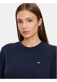 Tommy Jeans Bluza DW0DW19959 Granatowy Regular Fit. Kolor: niebieski. Materiał: bawełna #5