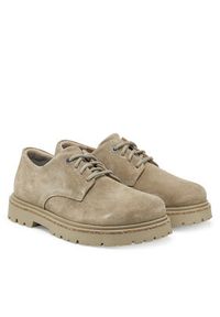 Birkenstock Półbuty Highwood Lace Low 1029730 Beżowy. Kolor: beżowy. Materiał: zamsz, skóra #4