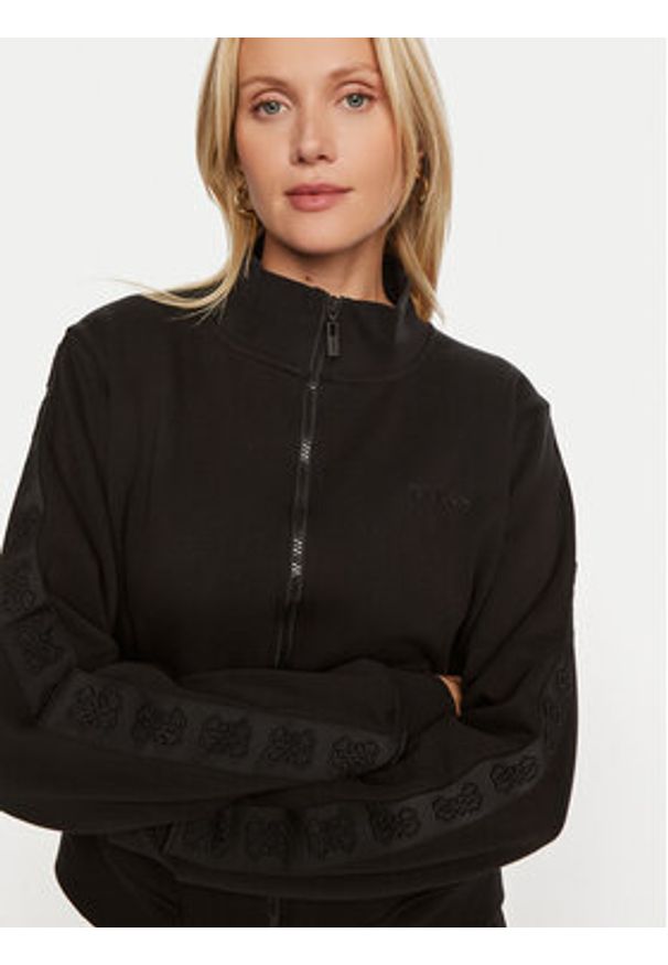 Guess Bluza Stacie V4BQ01 KC5O0 Czarny Regular Fit. Kolor: czarny. Materiał: bawełna