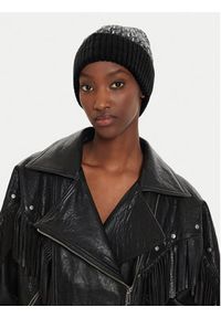 Calvin Klein Czapka Monogram Fold K60K612595 Czarny. Kolor: czarny. Materiał: wełna #6
