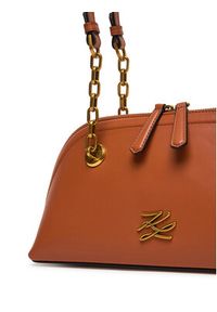 Karl Lagerfeld - KARL LAGERFELD Torebka B2W30039 Brązowy. Kolor: brązowy. Materiał: skórzane #6