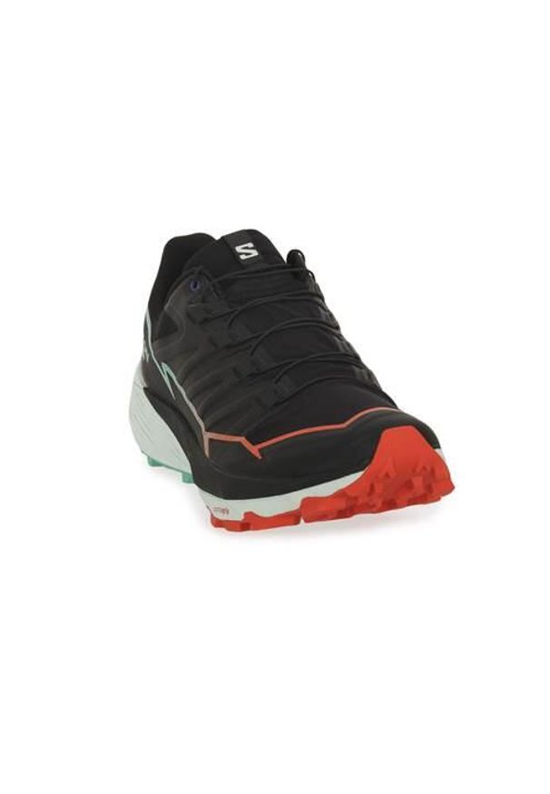 salomon - Buty do biegania męskie Salomon Thundercross. Zapięcie: sznurówki. Kolor: czarny, wielokolorowy. Materiał: tkanina, materiał, syntetyk. Szerokość cholewki: normalna