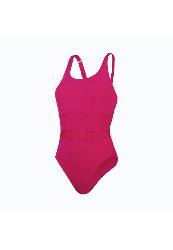 Strój pływacki jednoczęściowy Speedo Shaping LuniaGlow One Piece. Kolor: różowy